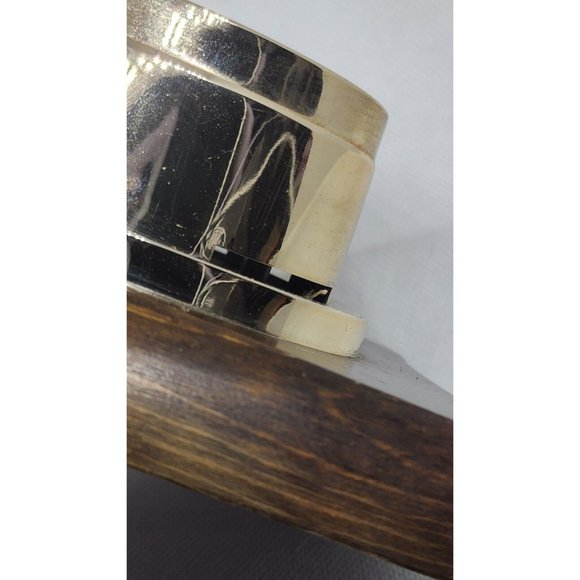 Vintage Springfield Instrument Co. Brass Eagle & Wood Barometer (Mid Century) - Picture 7 of 10